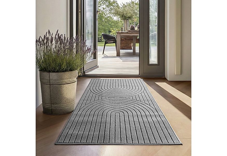 SIMPEX24 Outdoorteppich Skandinavischer 3D Design, Läufer, Höhe: 5 mm, Outd günstig online kaufen