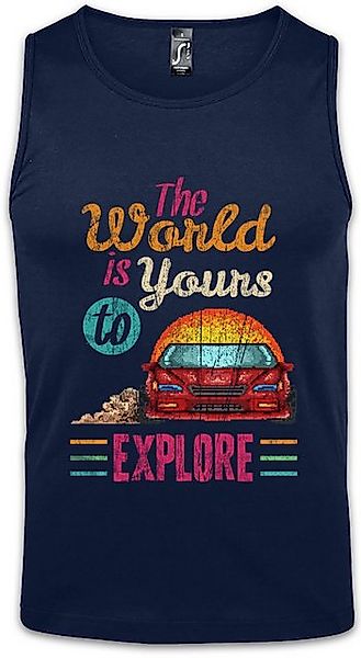 Urban Backwoods Tanktop The World Is Yours To Explore Ärmelloses T-Shirt Ra günstig online kaufen