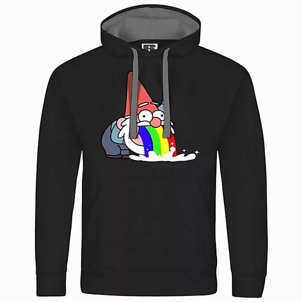 deinshirt Kapuzenpullover Herren Kapuzenpullover Kotzender Zwerg Mit Print günstig online kaufen