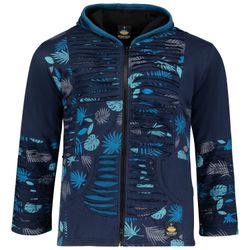 ankerglut Fleecejacke "Patchwork NUNAVUT LIGHT GRAY & NEW FLOWER POWER" günstig online kaufen