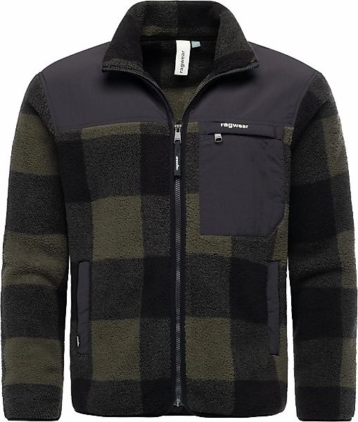 Ragwear Plüschjacke "Cherior" ohne Kapuze Kuschelig weiche Herren Fleecejac günstig online kaufen