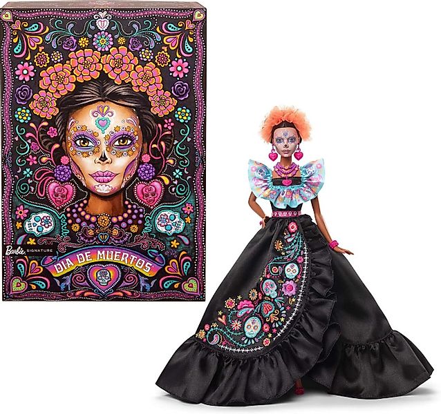 Barbie Anziehpuppe Barbie Signature Puppe 2024 Día De Muertos farbenfrohen günstig online kaufen
