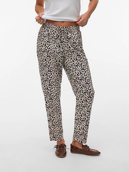 Vero Moda Schlupfhose "VMJESMILO MW ANKLE PANTS WVN NOOS" mit Leinen, elast günstig online kaufen