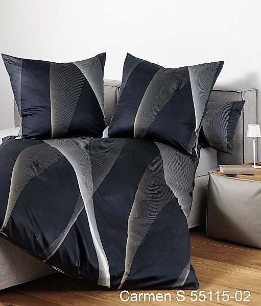 Janine Janine Interlock-Jersey Bettwäsche CARMEN S 55115 nachtblau Größe: günstig online kaufen