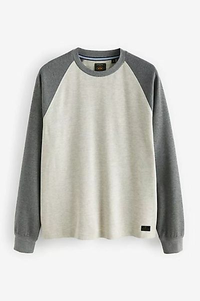 Next Langarmshirt Langärmliges Raglan-T-Shirt (1-tlg) günstig online kaufen