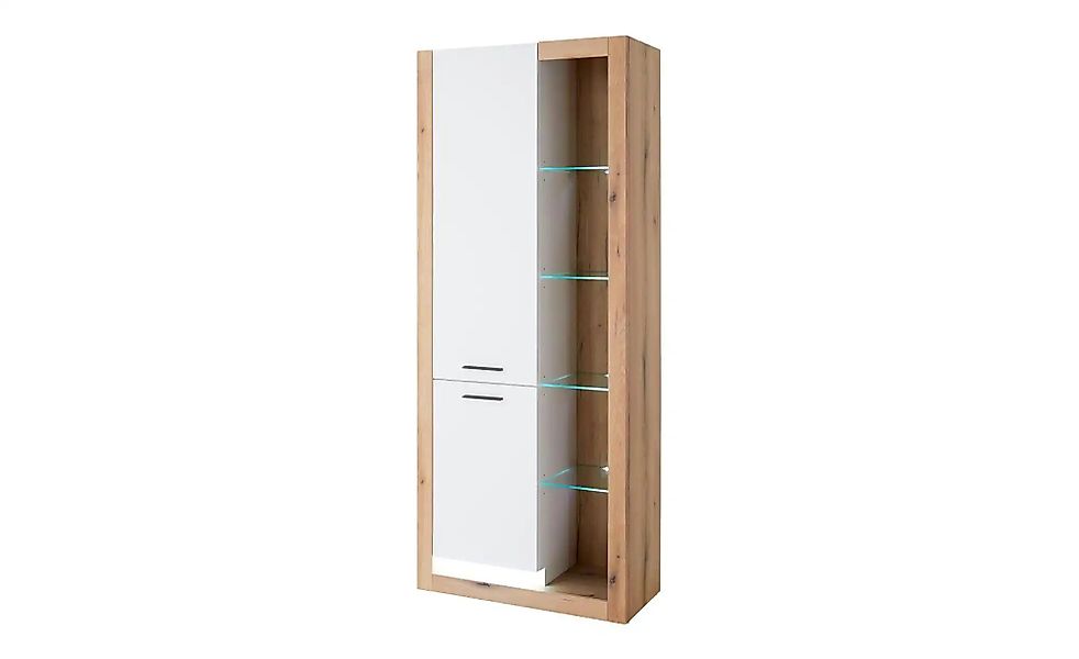 Vitrine  Busso ¦ braun ¦ Maße (cm): B: 80 H: 195 T: 37.0 Schränke > Vitrine günstig online kaufen