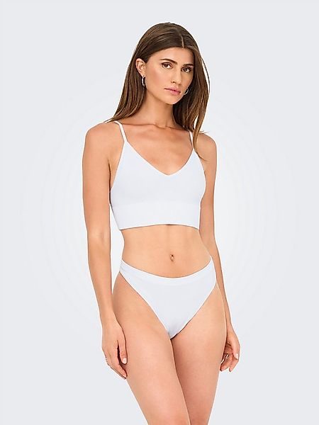 ONLY Bustier ONLVICKY RIB S-L V-NECK 3-PACK TOP NOOS (Packung, 3-tlg) figur günstig online kaufen