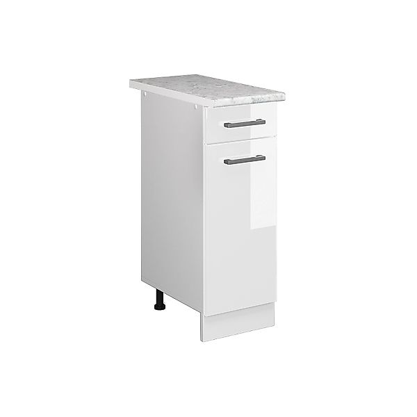 Vicco Unterschrank R-Line, Weiß Hochglanz/Weiß, 30 günstig online kaufen