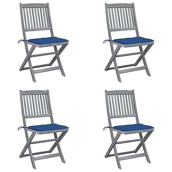 vidaXL Gartenstuhl Klappbare Gartenstühle 4 Stk. günstig online kaufen