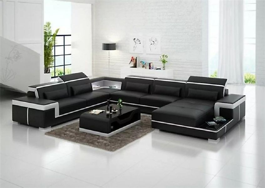 JVmoebel Ecksofa, Sofa Couch Polster Garnitur Wohnlandschaft Design Ecksofa günstig online kaufen