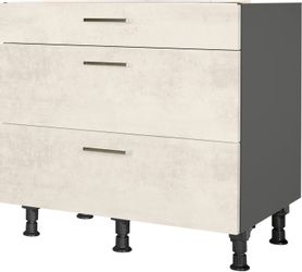 nobilia Unterschrank ""Riva", vormontiert, mit höhenverstellbaren Sockelfüß günstig online kaufen