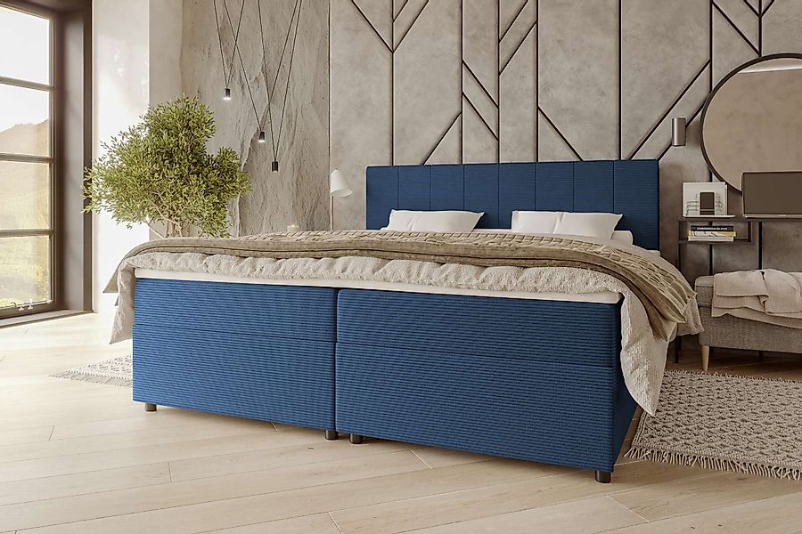 99rooms Boxspringbett Kira (Schlafzimmerbett, Bett), 140/160/180x200 günstig online kaufen