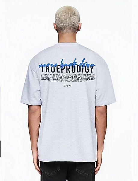 trueprodigy Oversize-Shirt Lior Logoprint Rundhals dicker Stoff günstig online kaufen
