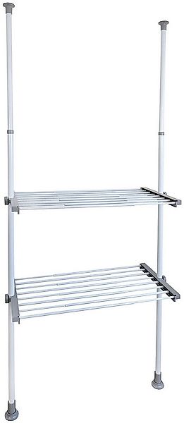 WENKO Teleskopregal Modell Herkules Twin, Set, 2 Trägerstangen, 2 verstellb günstig online kaufen