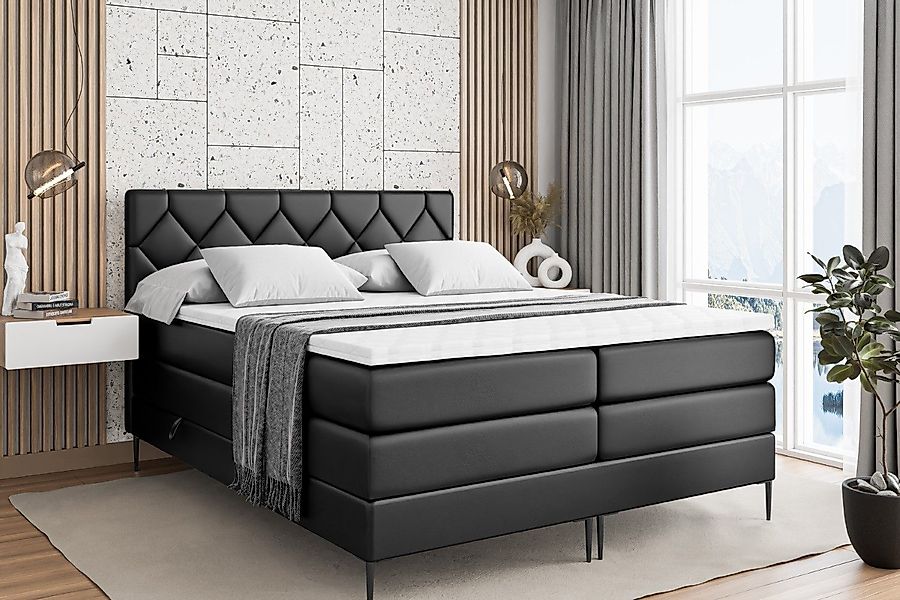 ALTDECOR Boxspringbett CATOR-F KING (Multipocket-Matratze H4, günstig online kaufen