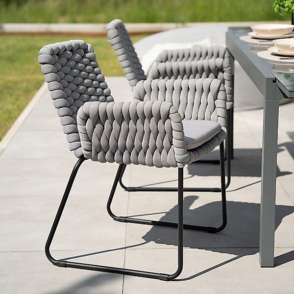 HOME DELUXE Gartenstuhl aus Seilgeflecht BALERO günstig online kaufen