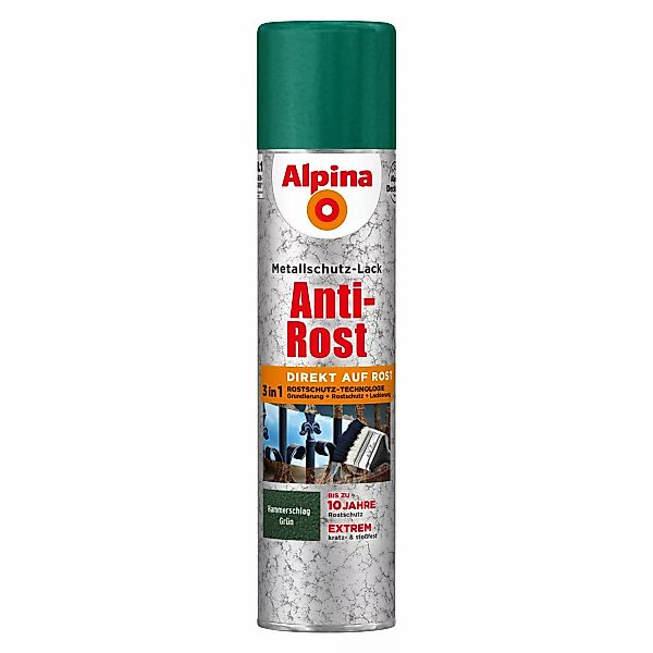 Alpina Metallschutzlack Alpina Sprühmetallschutz-Lack Hammerschlag 400 günstig online kaufen
