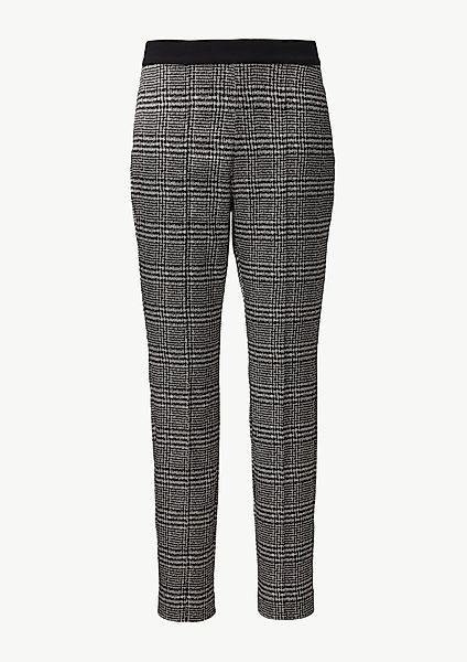 Comma Stoffhose Schmale Hose mit gewebtem günstig online kaufen