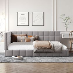 Flieks Polsterbett, Samt Daybett Tagesbett Schlafsofa günstig online kaufen