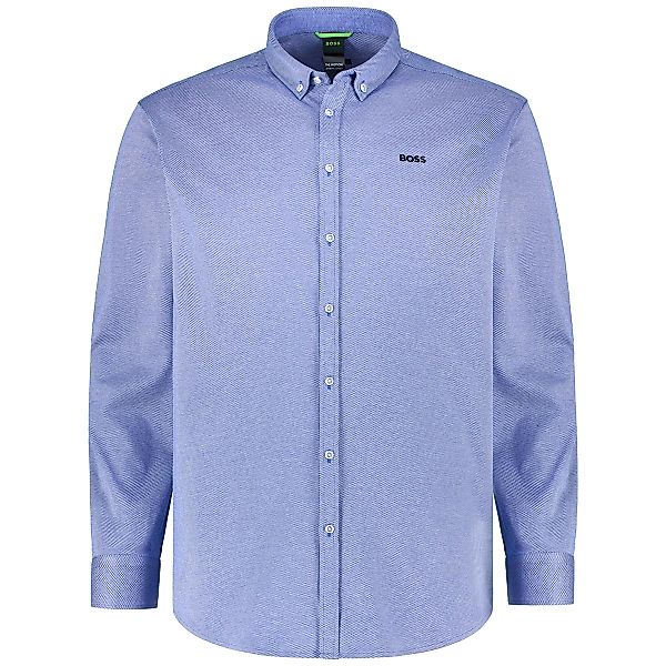 BOSS Freizeithemd aus "Dynamic Jersey" Farbe mittelblau Größe: 6XL günstig online kaufen