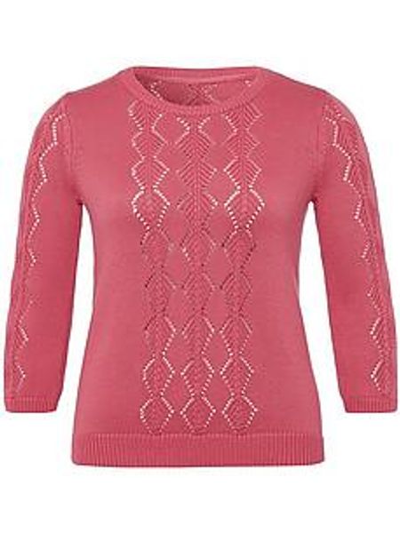 Rundhals-Pullover Anna Aura pink günstig online kaufen