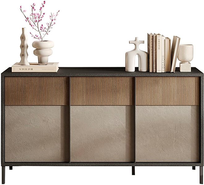 INOSIGN Sideboard Everest Breite 156 cm, Kommode mit 3 Türen, Anrichte, Sof günstig online kaufen