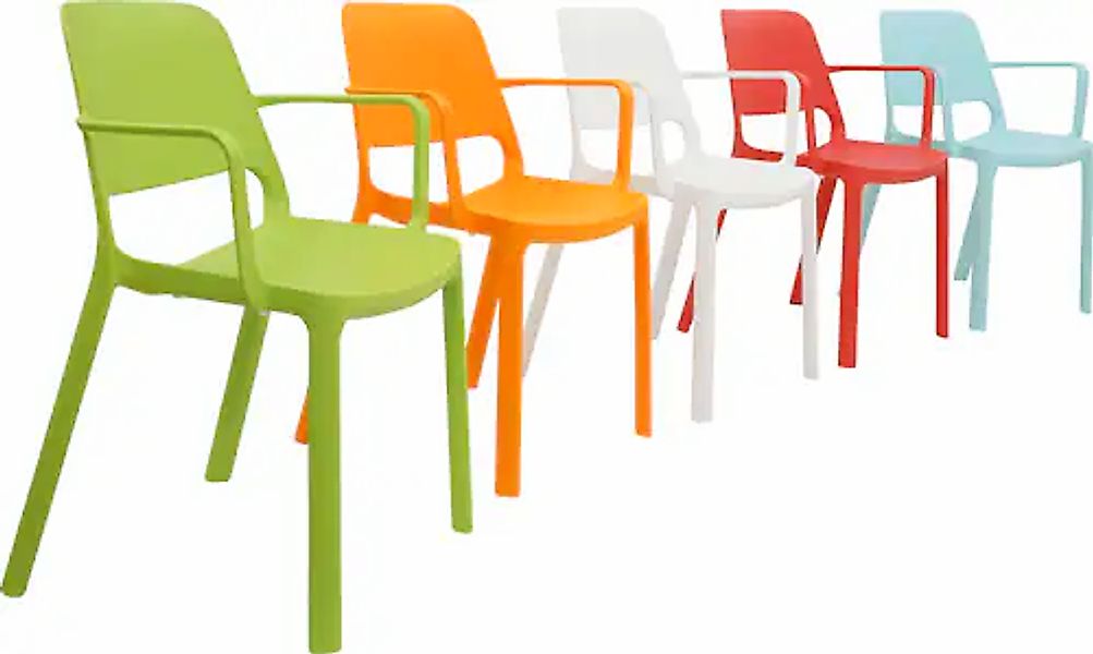 Mayer Sitzmöbel Stapelstuhl »Stapelstuhl myNUKE« (Set) stapelbar günstig online kaufen