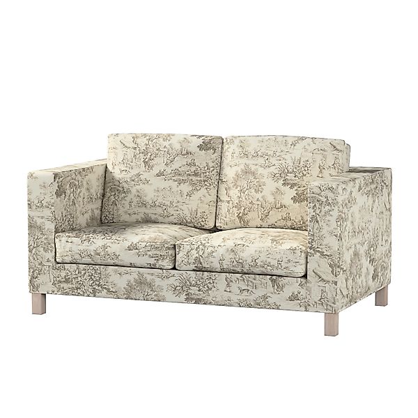 Bezug für Karlanda 2-Sitzer Sofa nicht ausklappbar, kurz, ecru-beige, 60cm günstig online kaufen