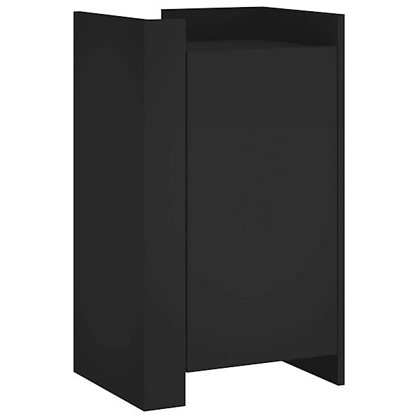 vidaXL Sideboard Schwarz 45x35x75 cm Holzwerkstoff 848396 günstig online kaufen