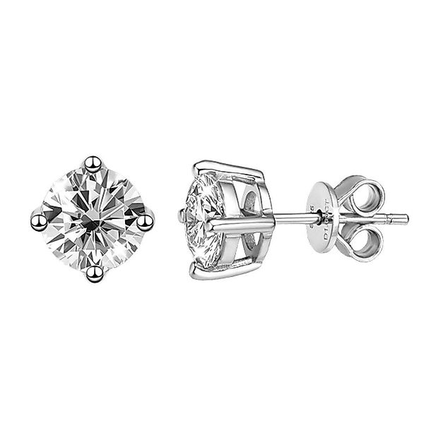 Moissanite Fire Paar Ohrstecker Moissanite 4ct günstig online kaufen