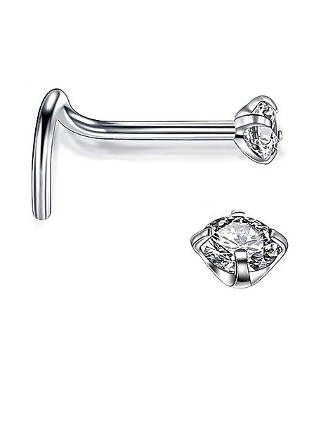 Karisma Schmuck Nasenpiercing aus Chirurgenstahl 316L Nasenstaecker mit Kri günstig online kaufen