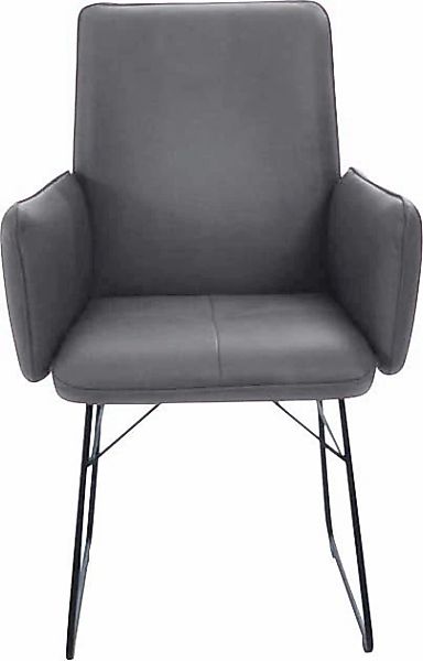 K+W Komfort & Wohnen Armlehnstuhl () 1 Stk. Leder CLOUD Drahtkufengestell i günstig online kaufen