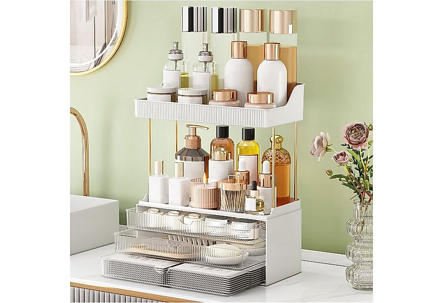POPOLIC Make-Up Organizer Mehrschichtiges Kosmetik-Aufbewahrungsregal günstig online kaufen