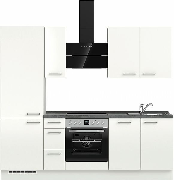 nobilia Küchenzeile ""Laser II", Ausrichtung wählbar, Breite 240 cm", vormo günstig online kaufen
