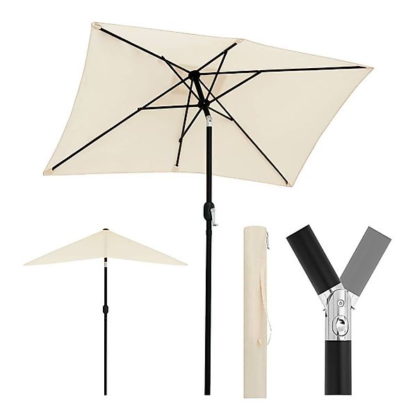 Woltu Sonnenschirm, UV-Schutz, UPF 50+, Neigungsverstellbar, günstig online kaufen
