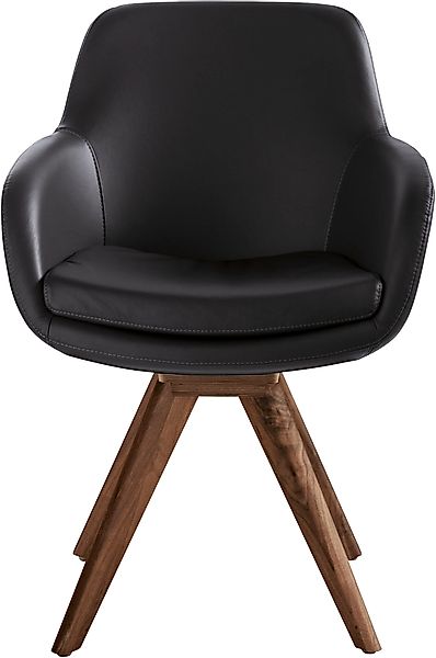 Musterring Esszimmerstuhl »Tavia« (Set) 2 Stk.Stativgestell Wildnussbaum, D günstig online kaufen