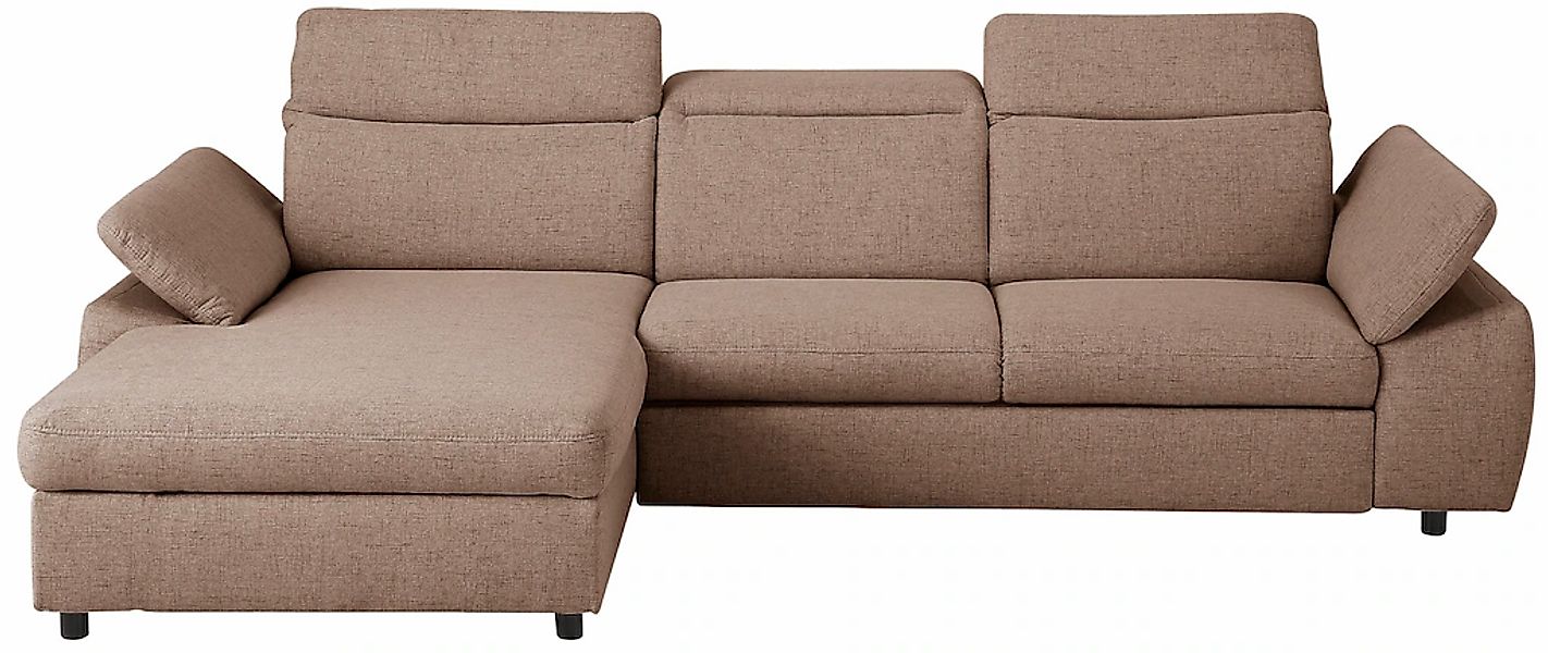 Home affaire Ecksofa »Mauritius L-Form« mit Kopfteil- und Armlehnverstellun günstig online kaufen