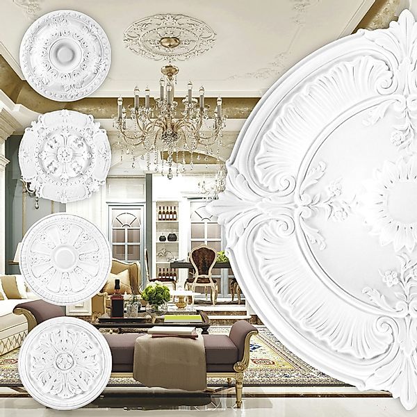 Grand Decor Wanddekoobjekt R120 (Stuckrosette aus günstig online kaufen