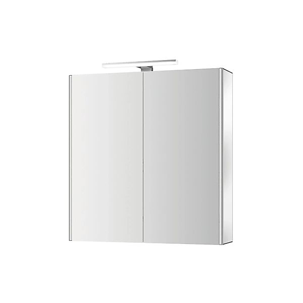 Jokey Spiegelschrank Alu-LED 65 cm x 71 cm Aluminium günstig online kaufen