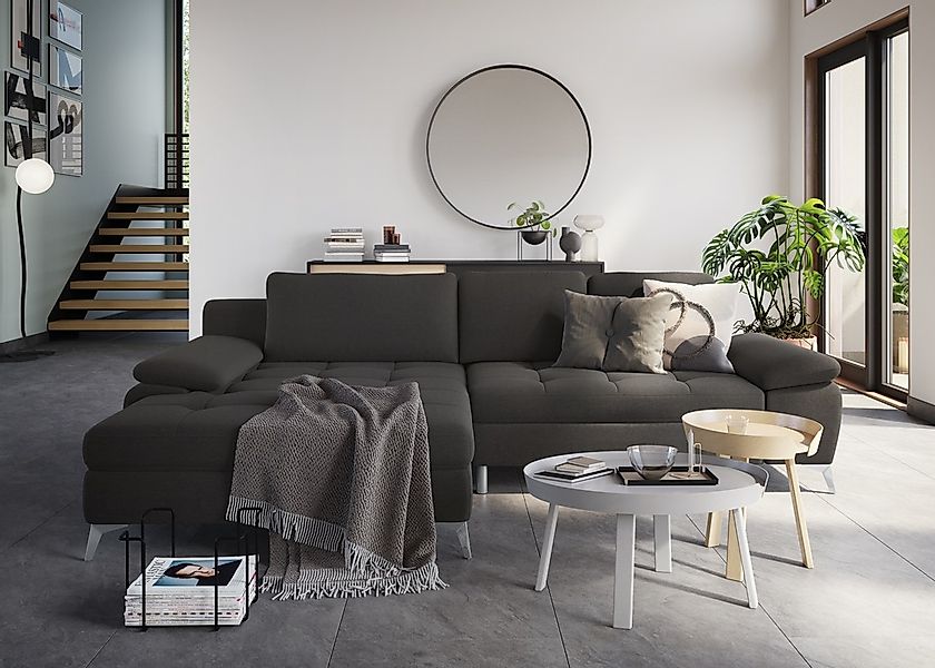 sit&more Ecksofa "Latigo L-Form" mit Mega-Recamiere, wahlweise mit Bettfunk günstig online kaufen