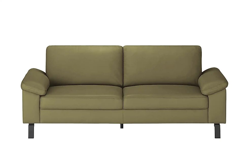 Max Schelling Ledersofa mit Winkelfüßen Maximum ¦ grün ¦ Maße (cm): B: 204 günstig online kaufen