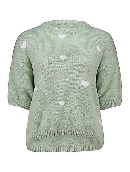 HaILY’S Strickpullover SS A SK Ki44ssy sage green/white hearts günstig online kaufen