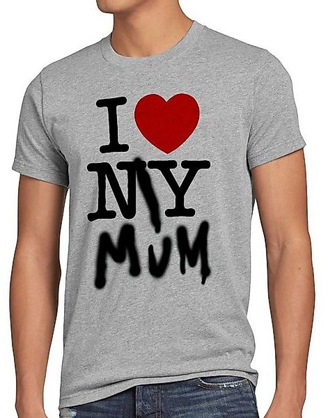 style3 T-Shirt I Love My Mum new york amerika ny muttertag usa herz günstig online kaufen
