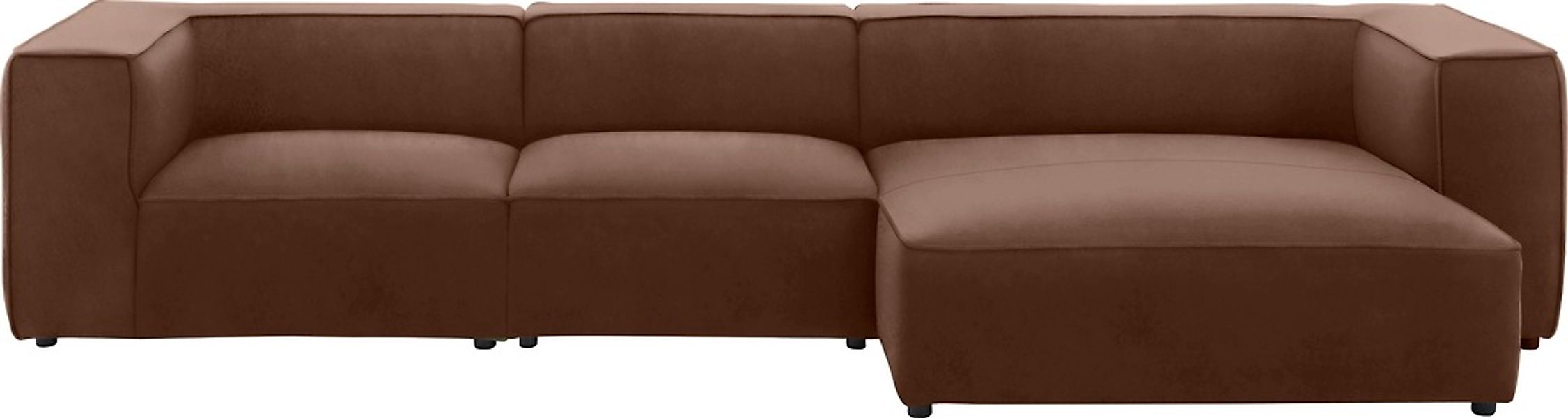 W.SCHILLIG Ecksofa "around-the-block", mit eleganter Biese, mit Federkern, günstig online kaufen