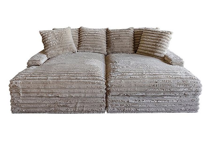 KAWOLA Big-Sofa CADY, Couch Megacord verschiedene Farben 248x168 cm günstig online kaufen