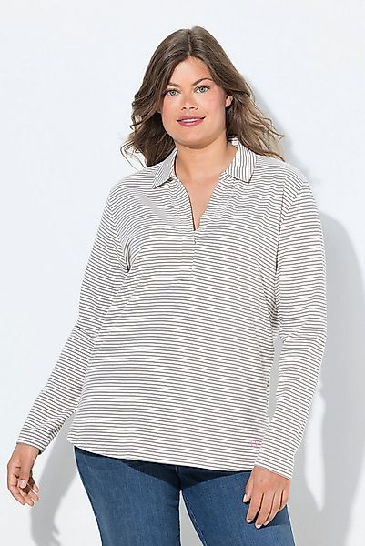 Laurasøn Poloshirt Ringelshirt Polokragen Langarm günstig online kaufen