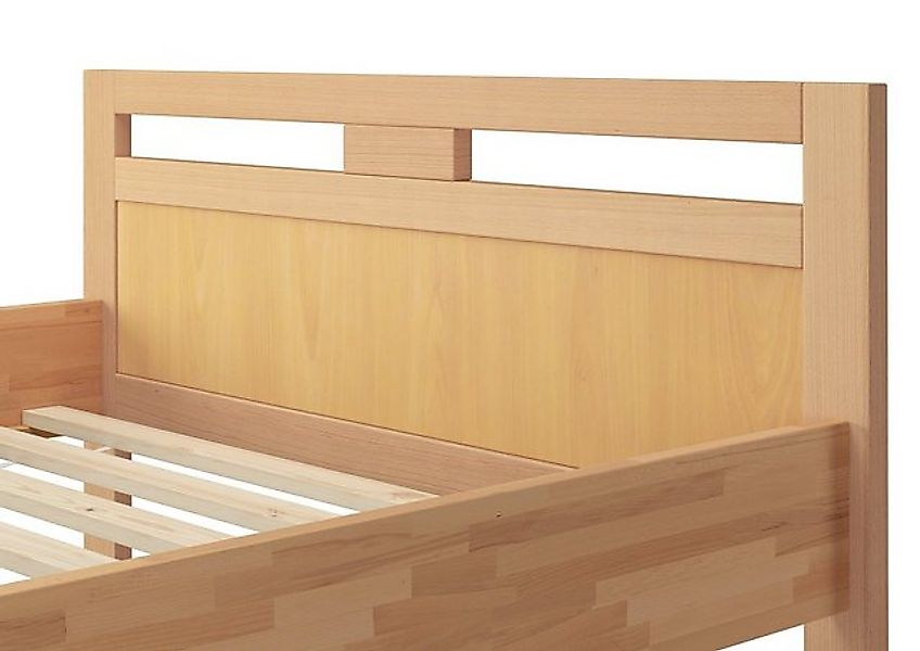 ERST-HOLZ Bett Seniorenbett Gästebett Buche massiv 120x200 hohe Sitzkan. oh günstig online kaufen