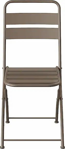 Essentials Klappstuhl "Breeze", 1 St., Bistro Klappstuhl Metall – cappuccin günstig online kaufen
