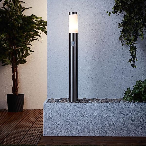 Brilliant Außen-Stehlampe BOLE, LED fest integriert, 78 cm Höhe, Ø 8 cm, Be günstig online kaufen