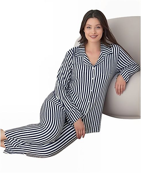 fashionshowcase Pyjama Damen Schlafanzug - Hausanzug günstig online kaufen